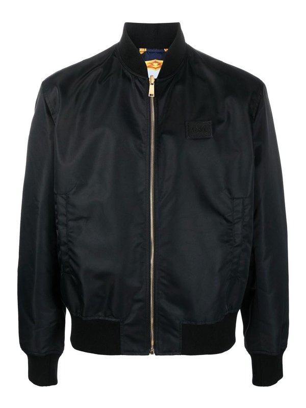 VERSACE: bombers - Reversible barocco 660 bomber jacket
