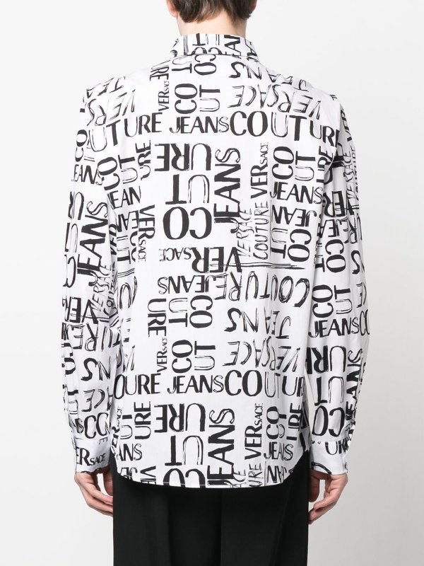 Hemd - Weiß shop online: Versace Jeans Couture