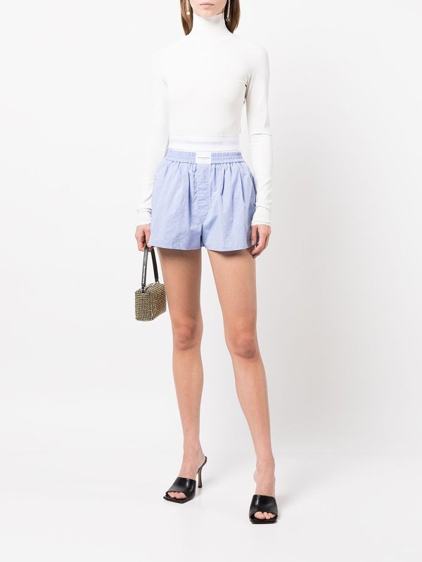 ALEXANDER WANG: トラウザーショーツ online - ショートパンツ - ブルー