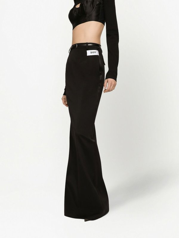 iKRIX DOLCE & GABBANA: Number-patch straight skirt