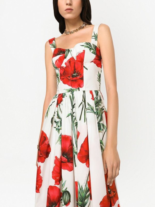 DOLCE & GABBANA buy online Floral-print midi dress