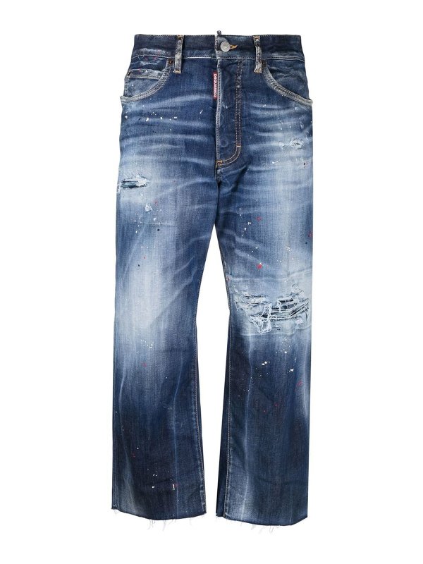 DSQUARED2: Straight Leg Jeans - Straight Leg Jeans