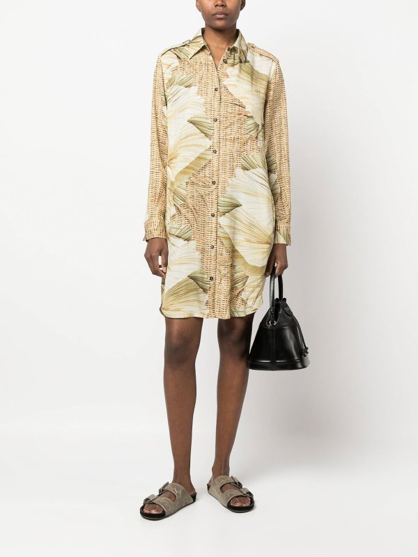 FAY: ニーレングスドレス online - 膝丈ドレス - ベージュ