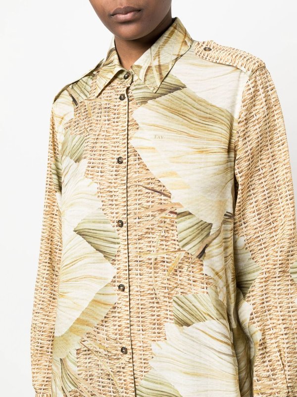 FAY buy online 膝丈ドレス - ベージュ