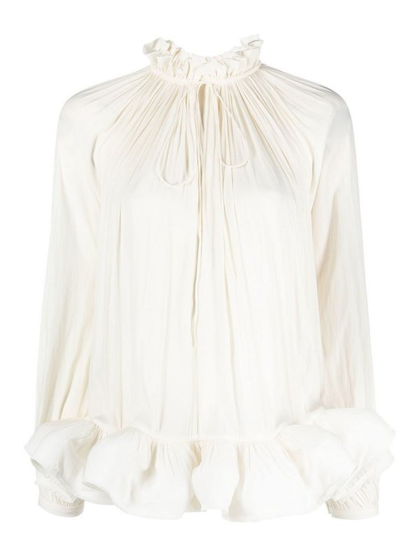 LANVIN: Blusas - Blusa - Blanco