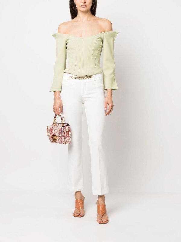 Liu Jo: casual trousers online - Straight-leg chain-link trousers