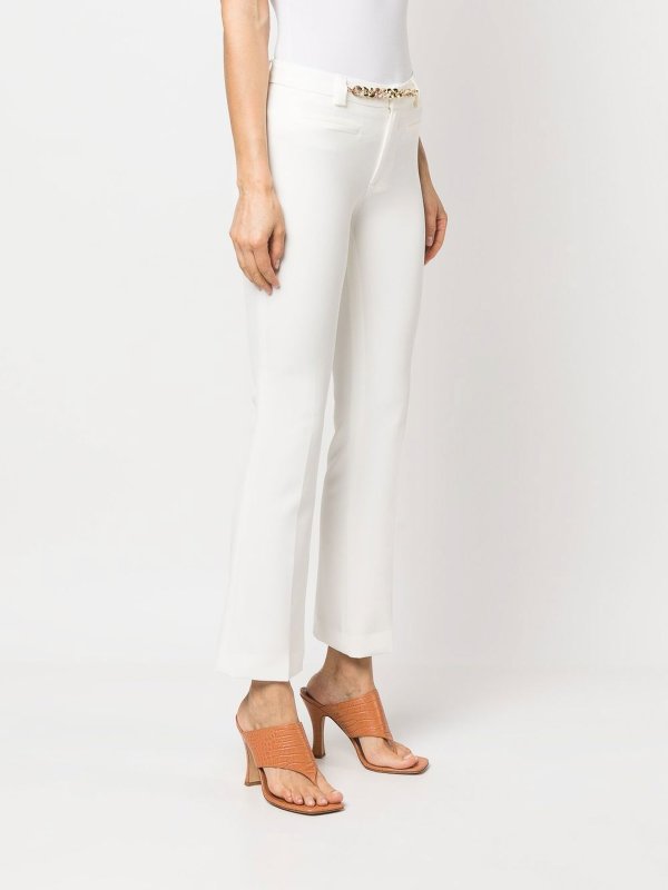 iKRIX Liu Jo: casual trousers - Straight-leg chain-link trousers