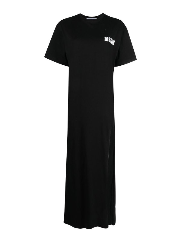 m.s.g.m.: Vestidos largos - Vestido Largo - Negro