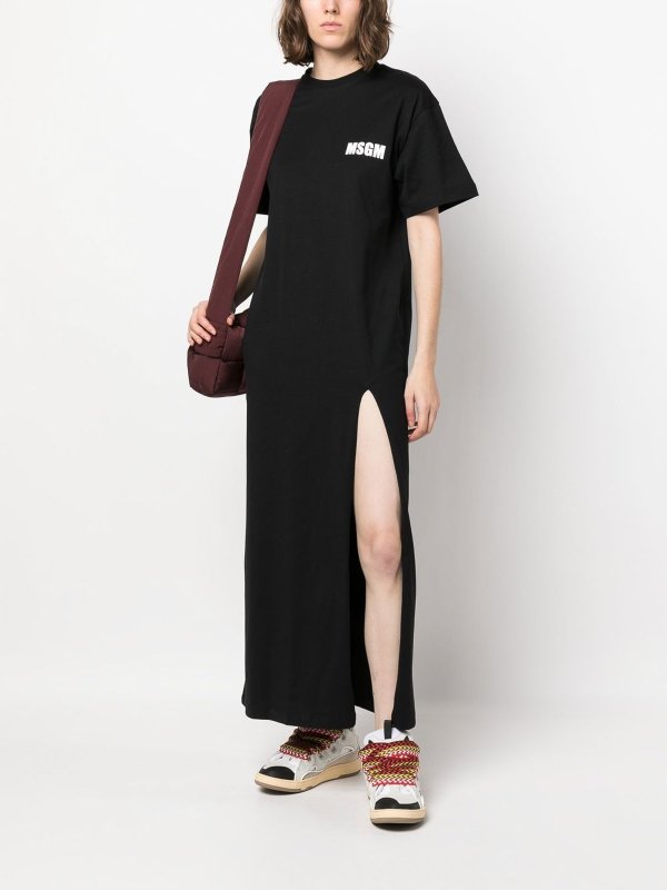 m.s.g.m.: Vestidos largos online - Vestido Largo - Negro