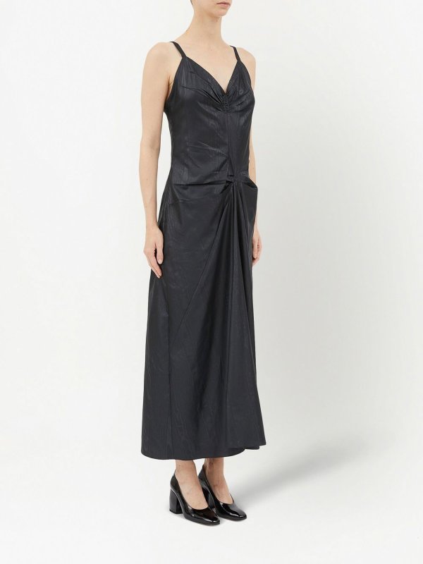 Maison Margiela: Maxi robe online - Maxi Robe - Noir