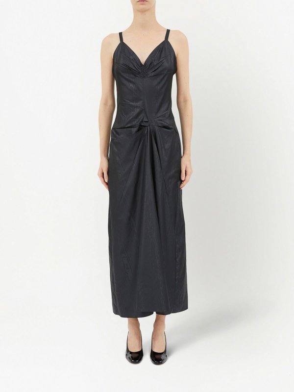 iKRIX Maison Margiela: Maxi robe - Maxi Robe - Noir