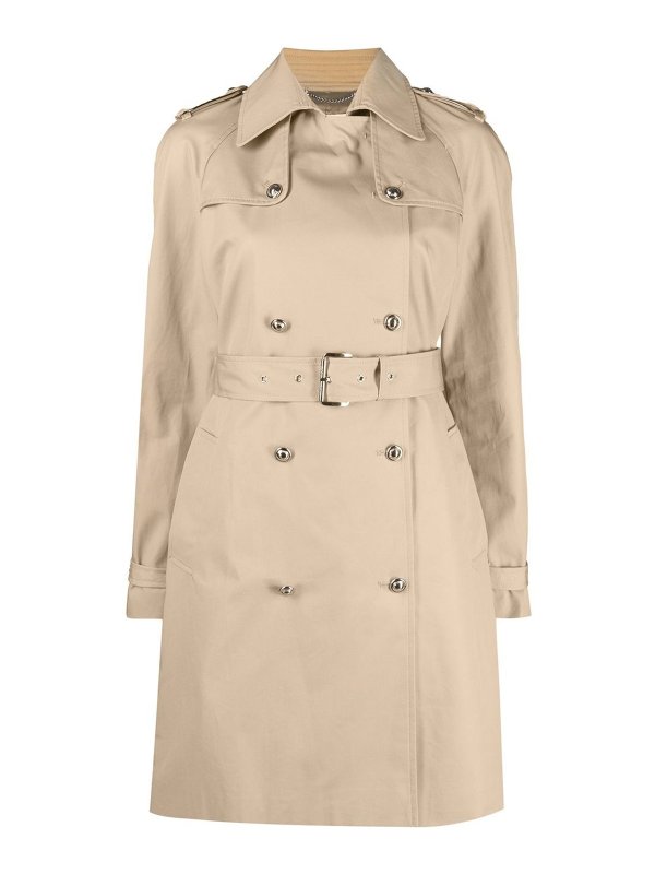 MICHAEL KORS: トレンチコート - トレンチコート - ベージュ