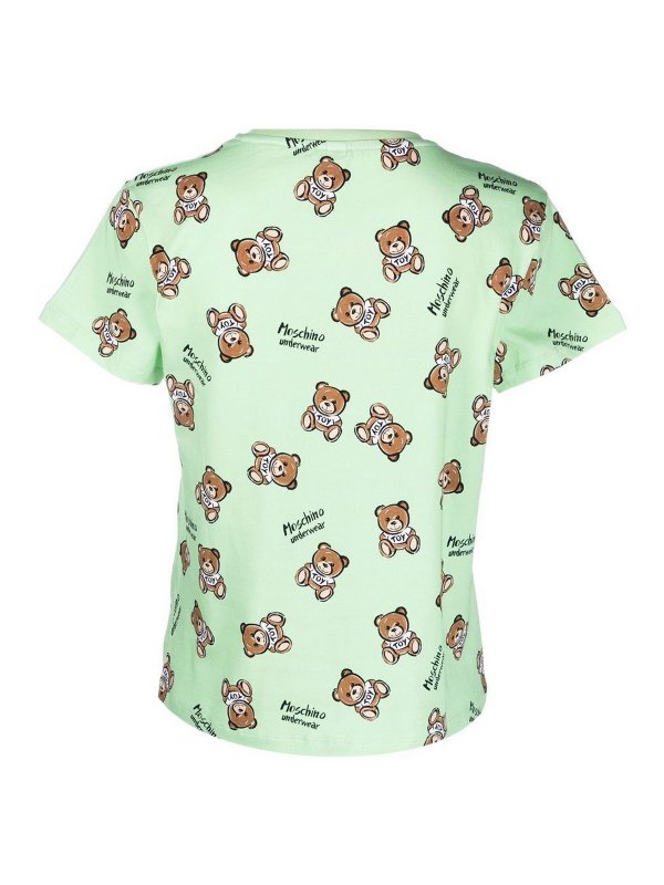 MOSCHINO: t-shirts online - Teddy bear logo Tee