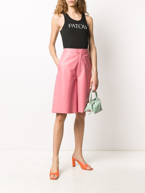 PATOU: Tops & Tank tops online - Scoop neck logo tank top