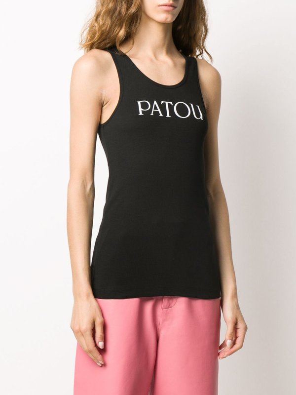 iKRIX PATOU: Tops & Tank tops - Scoop neck logo tank top
