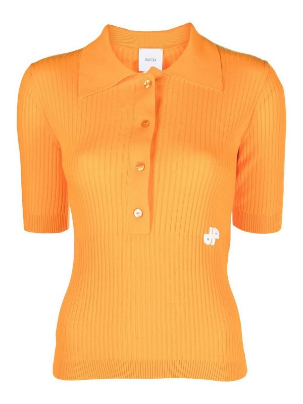 PATOU: Polos  - Polo - Orange