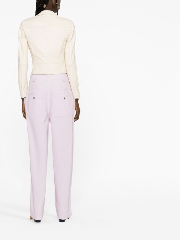 iKRIX Pinko: leather jacket - Sensibile Cropped biker jacket
