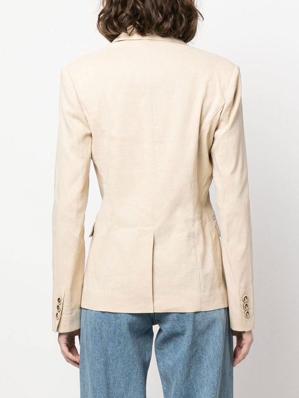 Tailored single-breasted blazer shop online: Pinko