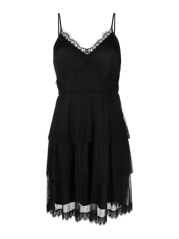 TWINSET: Kurze Kleider - Kurzes Kleid - Schwarz