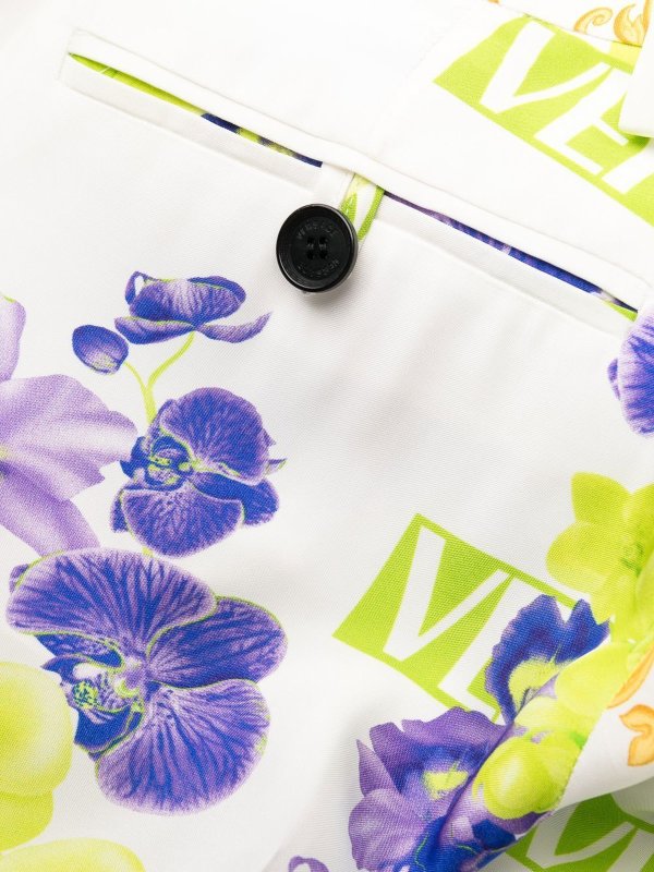 iKRIX VERSACE: Baroque-print trousers