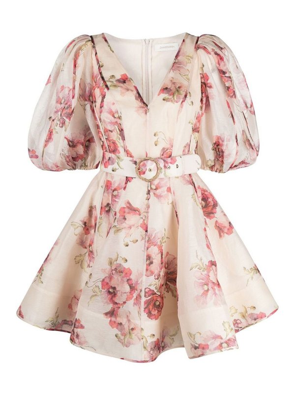 ZIMMERMANN: ショートドレス - ショートドレス - 白