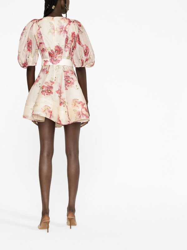 ショートドレス - 白 shop online: ZIMMERMANN