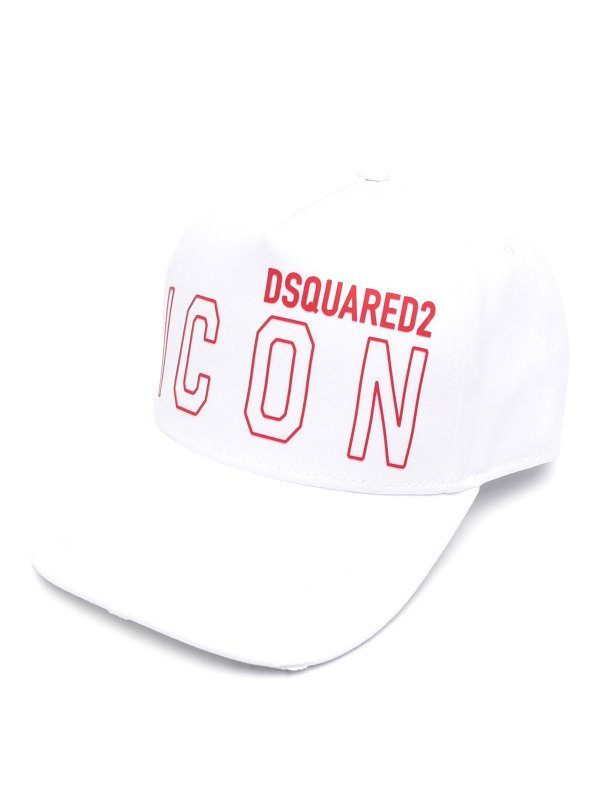 DSQUARED2: hats & caps - Logo-print baseball cap