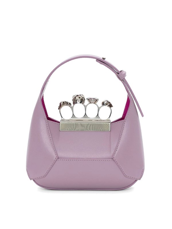 iKRIX ALEXANDER MCQUEEN: borse a spalla - Mini bag in pelle hobo gioiello