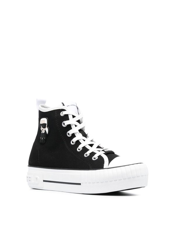 KARL LAGERFELD: trainers online - Black kampus max karl ikonic sneakers