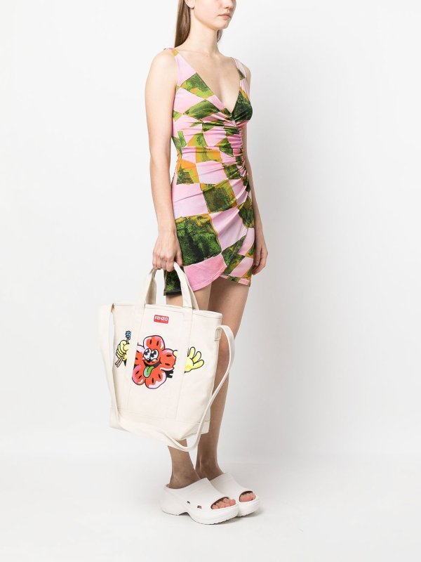 KENZO buy online トートバッグ - 白