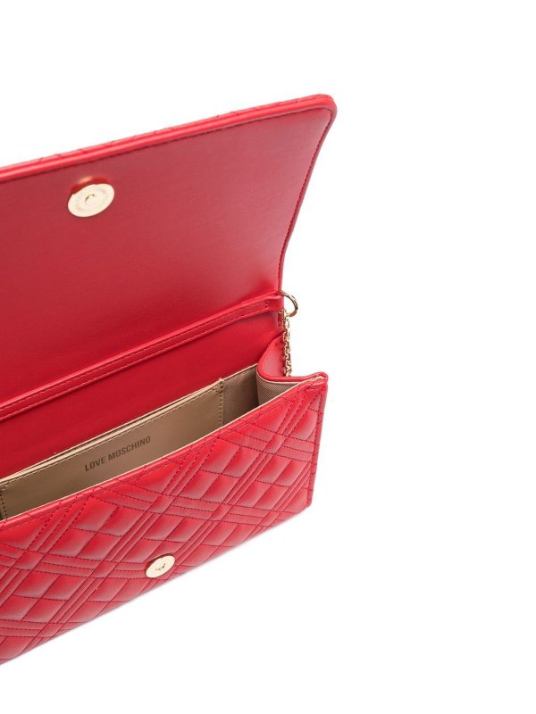 クロスボディバッグ - 赤 shop online: LOVE MOSCHINO