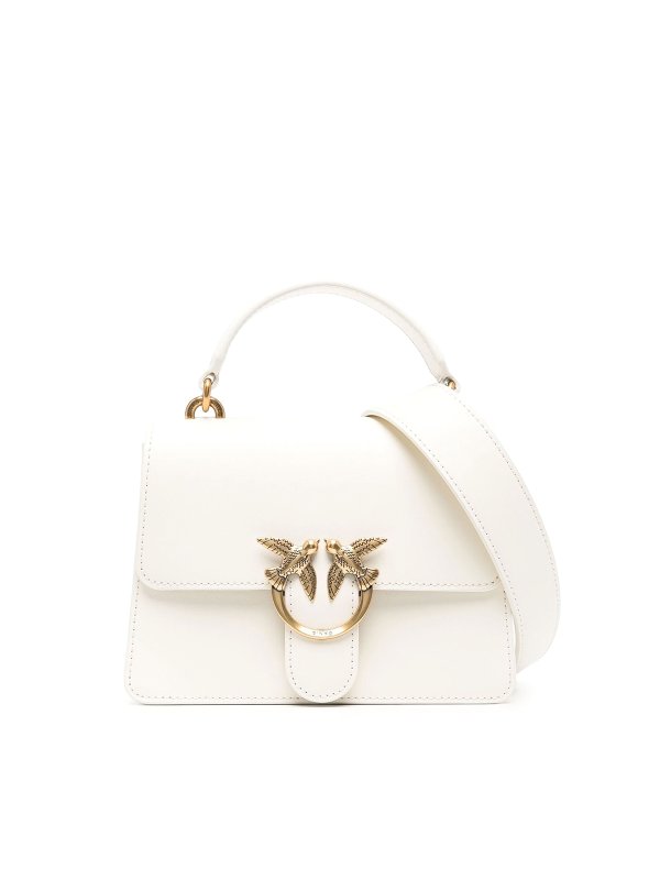 Pinko: cross body bags - Love One mini leather bag