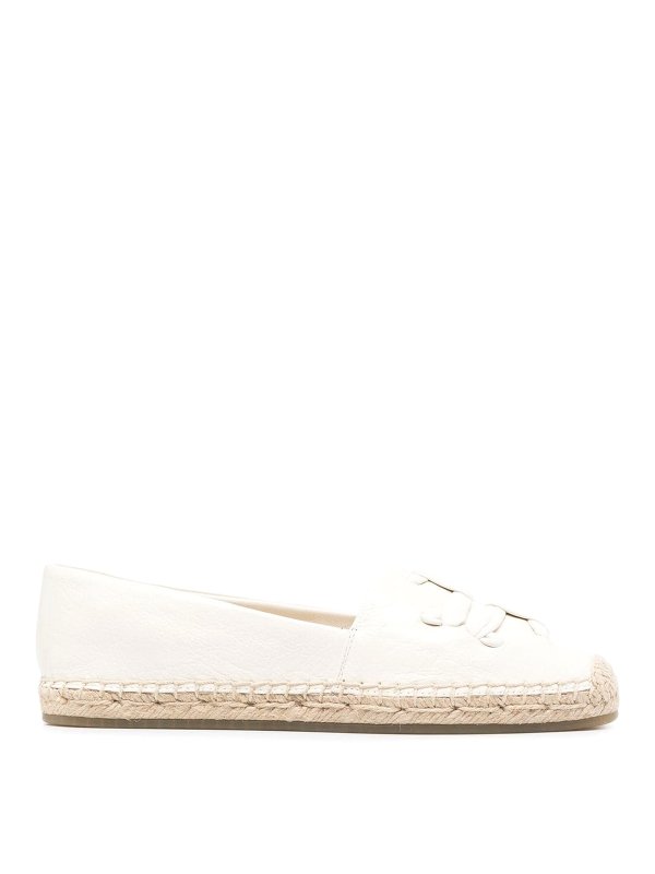 TORY BURCH: espadrilles - Woven double T espadrilles