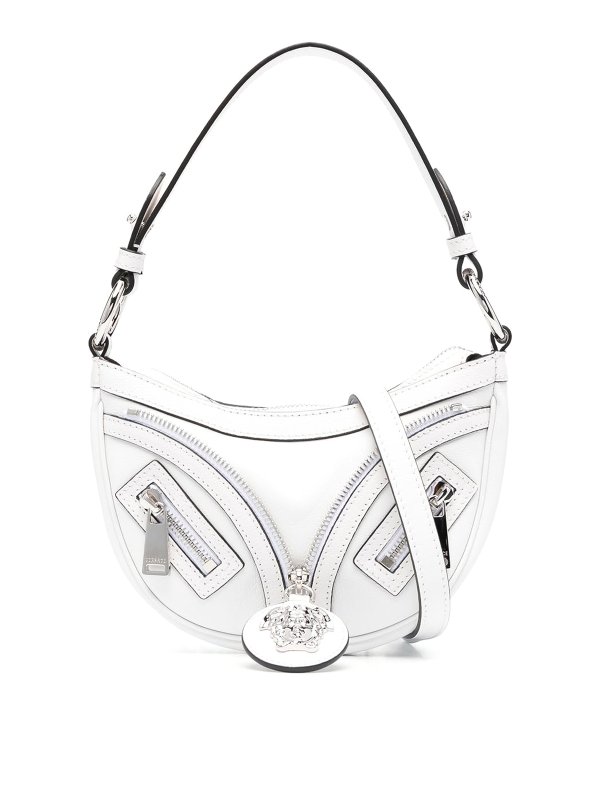 VERSACE: Bolsos de hombro - Bolsa De Hombro - Blanco