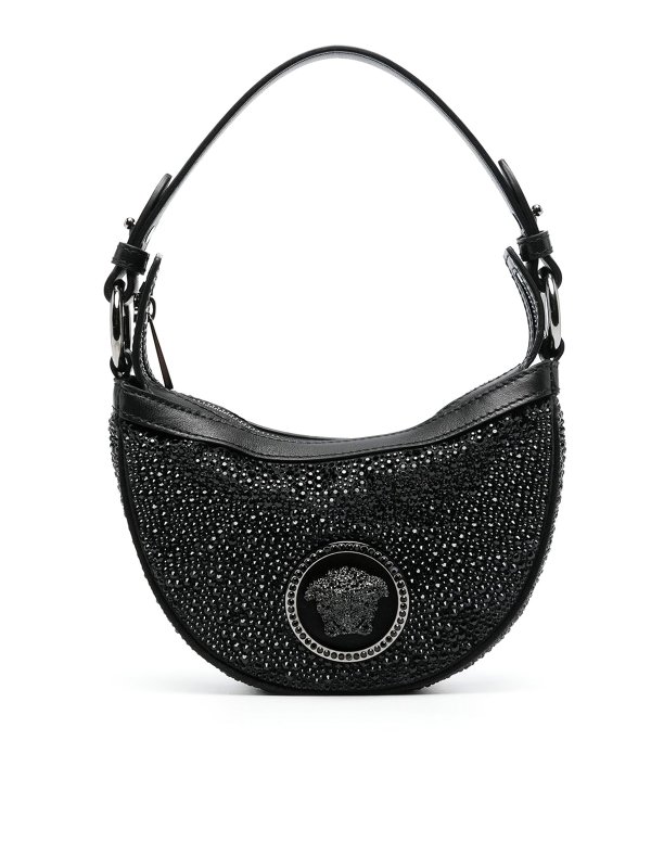 VERSACE: shoulder bags - Crystal embellished Medusa bag