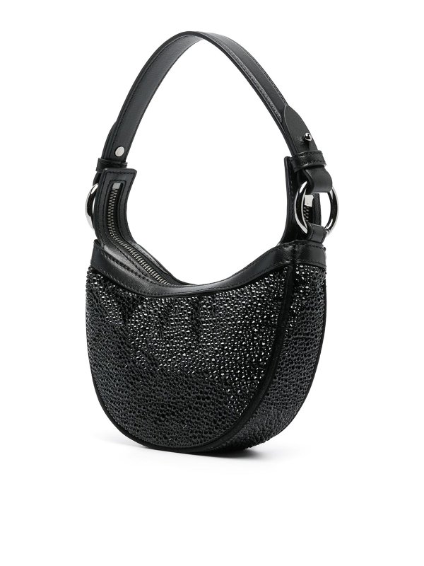 VERSACE: shoulder bags online - Crystal embellished Medusa bag