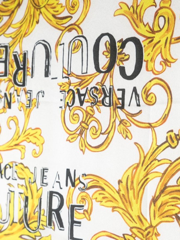 iKRIX Versace Jeans Couture: Stoles & Shawls - Baroque-pattern print scarf