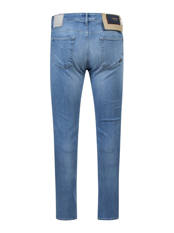 INCOTEX: skinny jeans online - Slim fit stretch cotton jeans