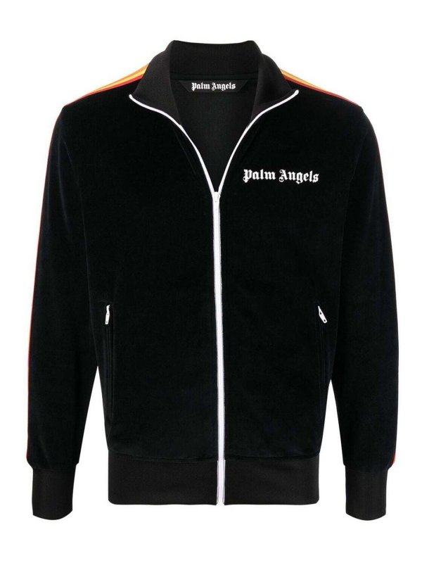 Palm Angels: Sweatshirts & Sweaters - Rainbow track jacket