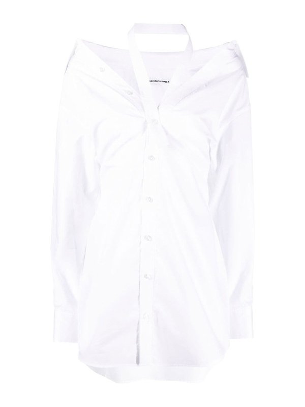 ALEXANDER WANG: Robes courtes - Robe Courte - Blanc