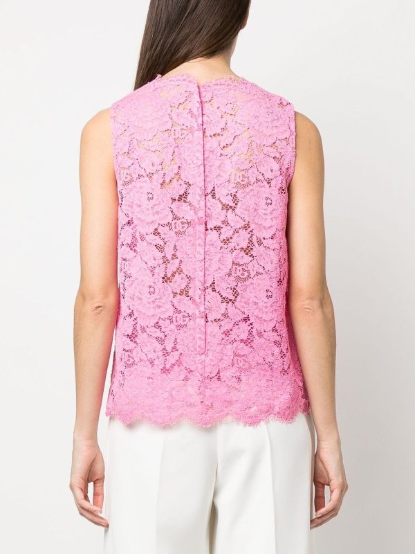 トップ/タンクトップ - ピンク shop online: DOLCE & GABBANA