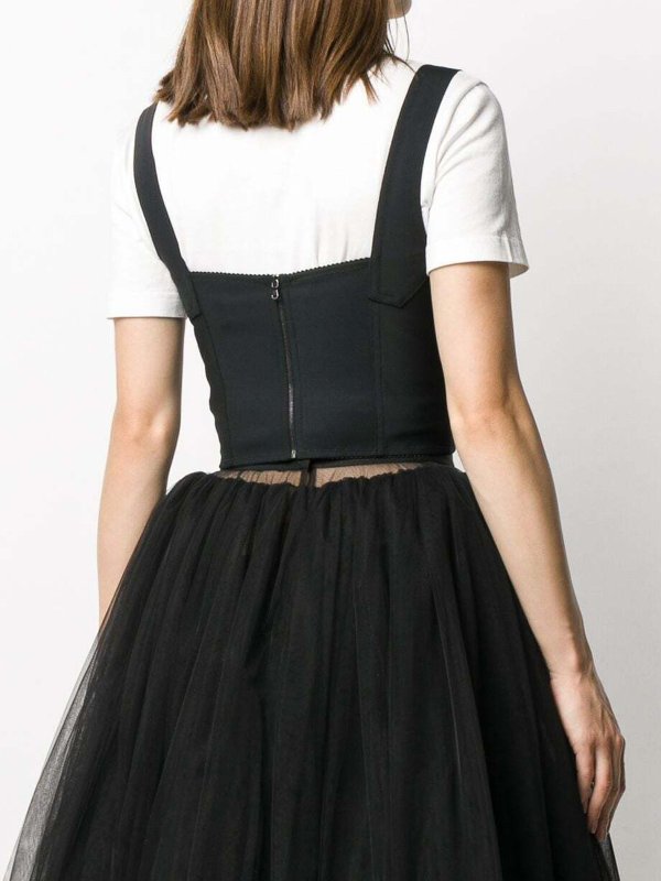 トップ/タンクトップ - 黒 shop online: DOLCE & GABBANA