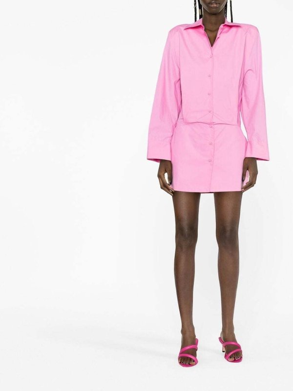 The Attico: short dresses online - Mini shirt dress margot