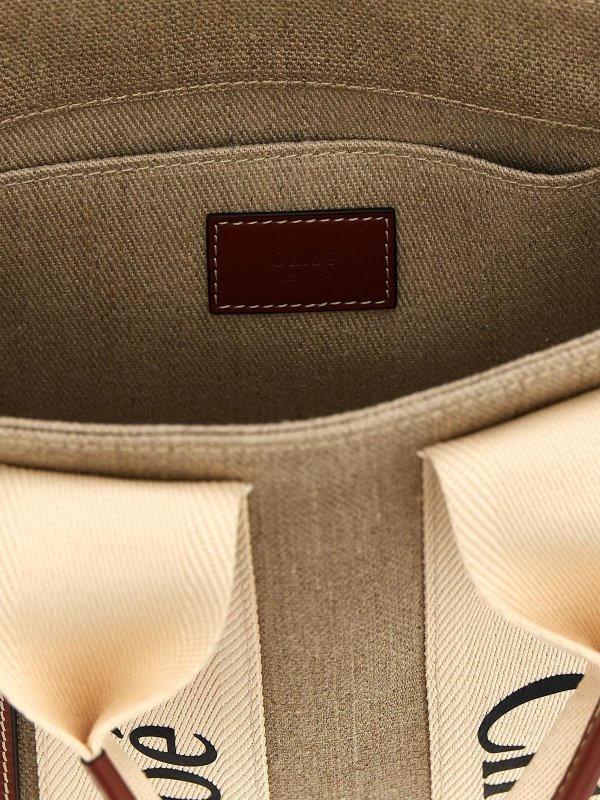 Small woody tote shop online: CHLOE