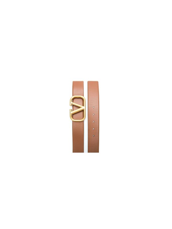 VALENTINO GARAVANI: belts online - V logo reversible belt