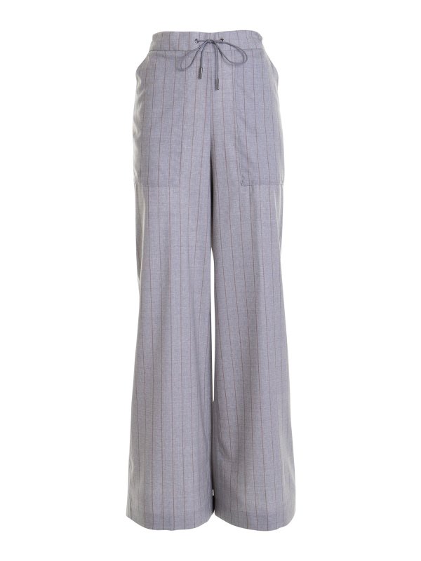 FABIANA FILIPPI: カジュアルトラウザー - カジュアルパンツ - グレー