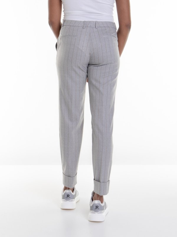 カジュアルパンツ - グレー shop online: FABIANA FILIPPI