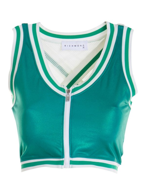 JOHN RICHMOND: トップス＆タンクトップ - トップ/タンクトップ - 緑