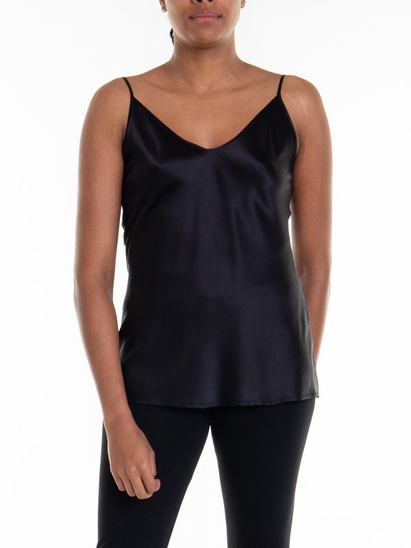 The Best Shops Max Mara: Tops & Tank tops - Silk top with thin straps