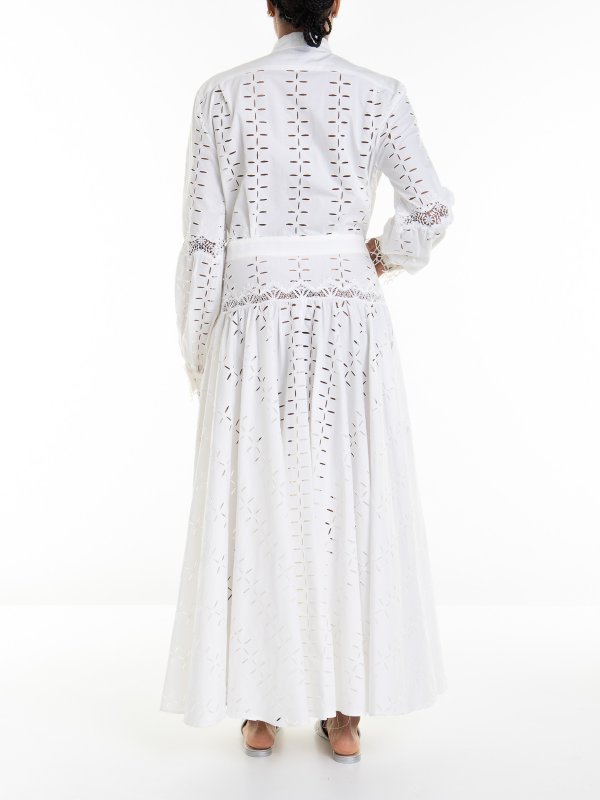 Knitted long dress with lavalière shop online: ROBERTO CAVALLI